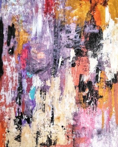 contemporary acrylic abstract painting for sale