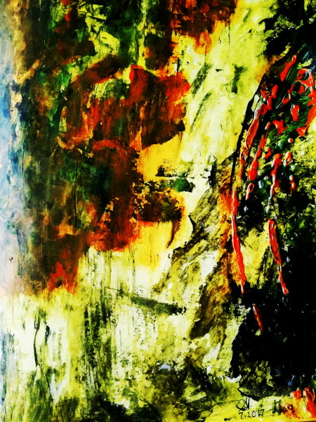 artists journey acrylic painting by mitoubsi