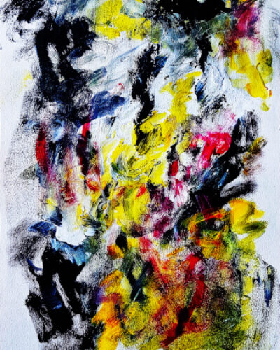 non-representational abstract painting by ezeeart