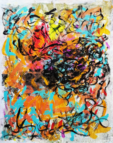 modern abstract painting by ezeeart for sale