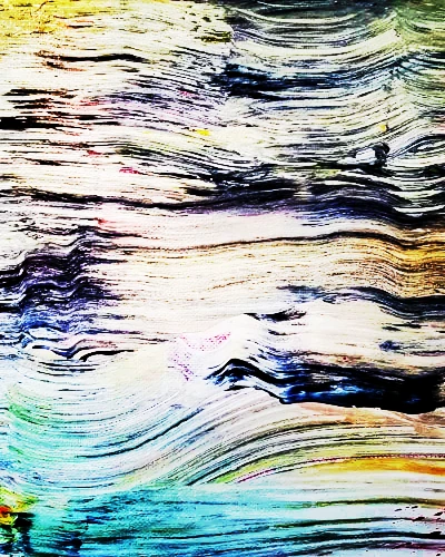 brushstrokes effect in abstract art by ezeeart