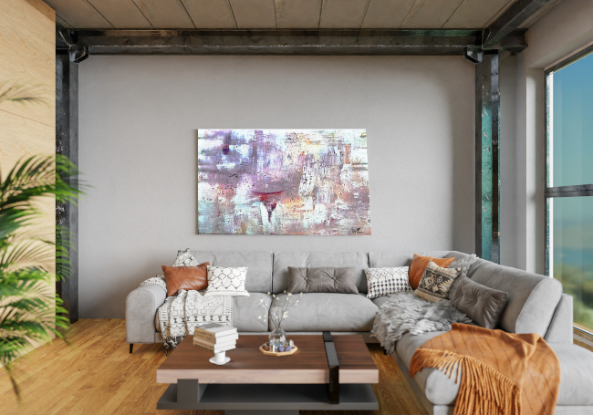 Maximising the Impact of Large Abstract Art in Your Home - ezeeart